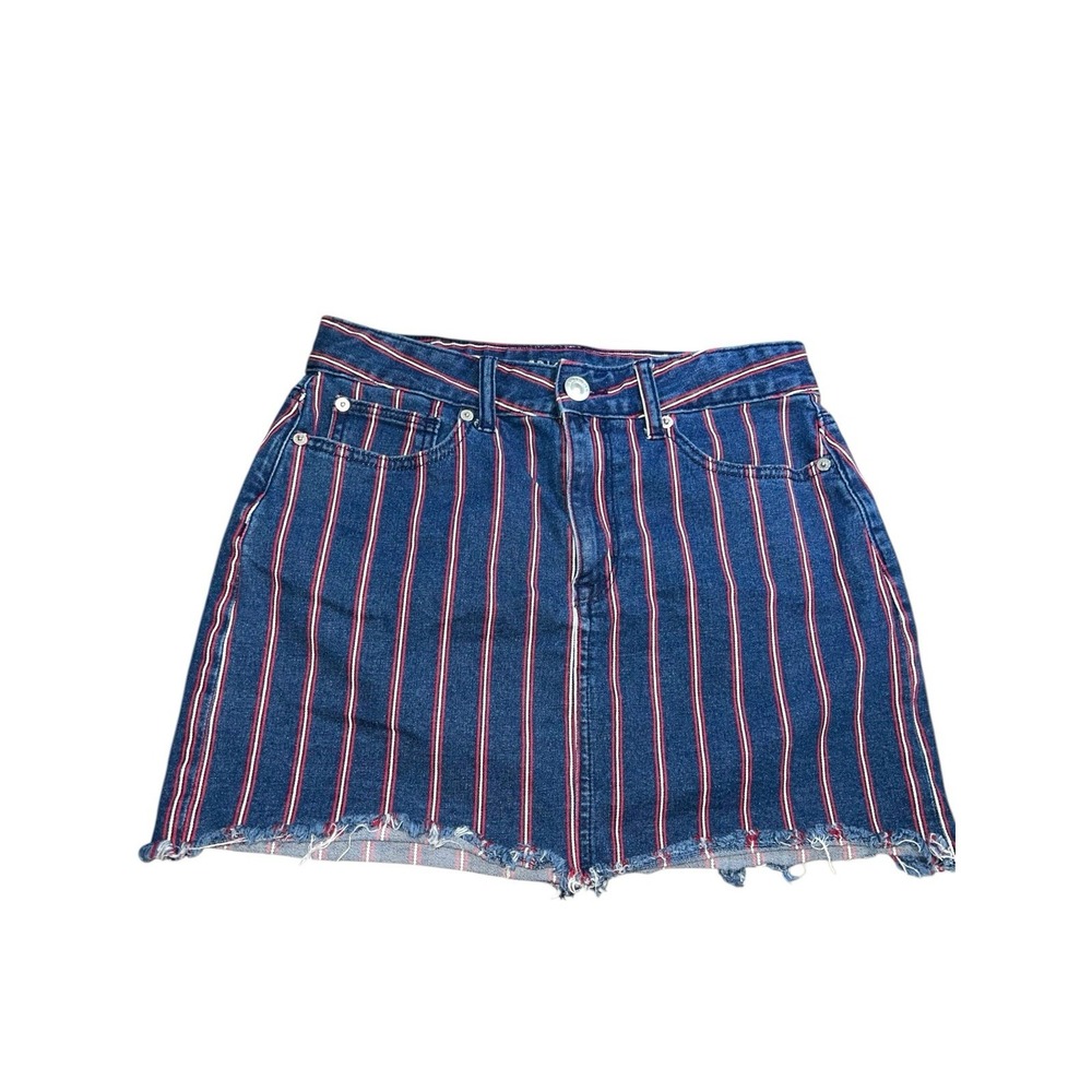 American Eagle Jean Stretch Women's Cotton Skirts Hi Rise Mini SZ 6